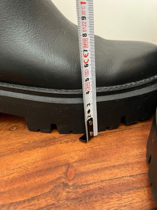 Botines Piel Massimo Dutti Hebilla Talla 38