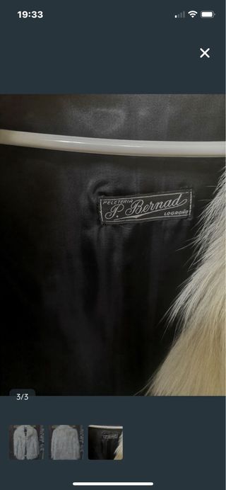 Chaquetón de renal blanco