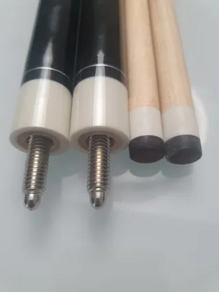 2 Tacos de Billar DIAMOND BLUE Y RED NUEVOS