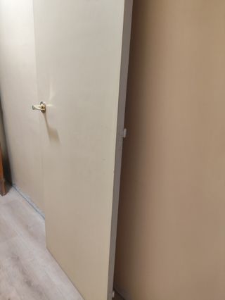 Puerta interior color crema 72x200 cm