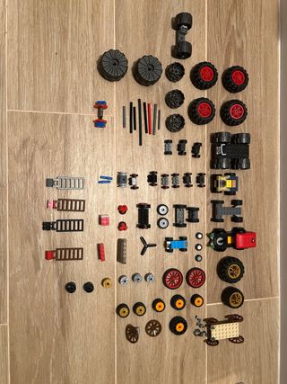 LoteLego Ruedas Variadas para construir vehículos