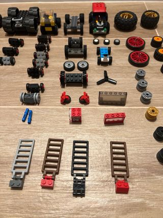 LoteLego Ruedas Variadas para construir vehículos