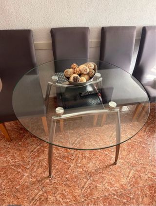 Mesa de comedor redonda