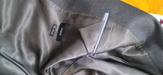 Americana Sfera Negra Rayas Grises