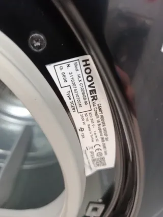 Secadora Hoover 10kg Negra