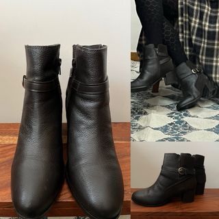 Botines Antea El Corte Inglés combinado piel ante