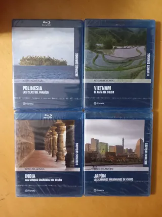 20 documentales en blu-ray Rutas del Mundo nuevos