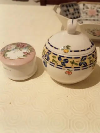 Collezione scatole ceramica decorate