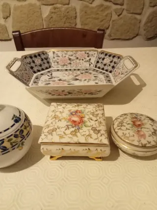 Collezione scatole ceramica decorate