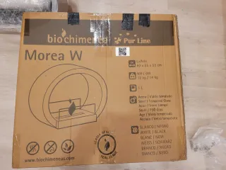 Chimenea bioetanol Pur Line blanca