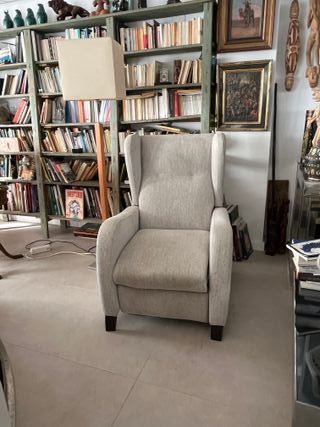 Sillón relax abatible con dos motores