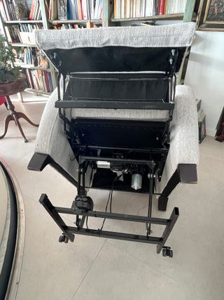 Sillón relax abatible con dos motores