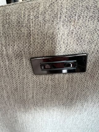 Sillón relax abatible con dos motores