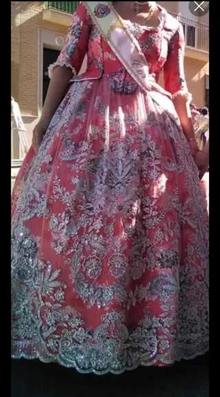 Cancán Fallera 95cm Blanco