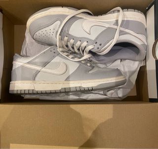Zapatillas Nike Dunk Low Gris Blanco