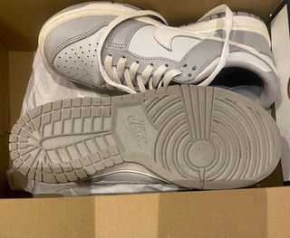 Zapatillas Nike Dunk Low Gris Blanco