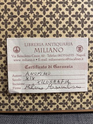 Cuadro antiguo Nápoles