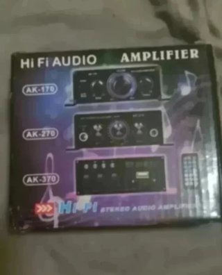 Mini Amplificador Audio AK270 de 400W + Fuente