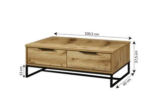 Mesa de Centro estilo Industrial