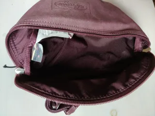 Marsupio Eastpak pelle oro/viola
