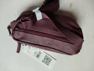 Marsupio Eastpak pelle oro/viola