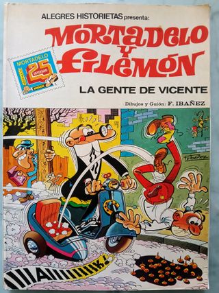 Comics de Mortadelo y Filemón. Francisco Ibáñez.
