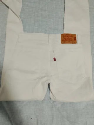 Jeans Levis Blancos Talla 28