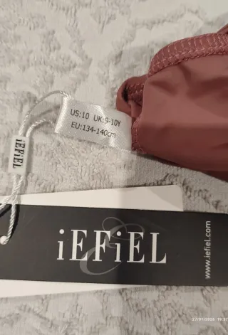 Vestido de danza JEFFEL niña rosa y marrón