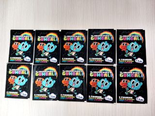 10 Sobres Cromos Gumball Sin Abrir