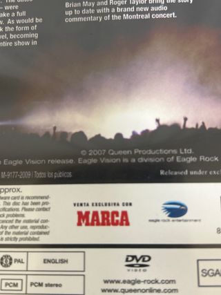 DVD Queen Rock Montreal