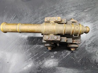 Modellino Cannone Navale Ottone Ghisa