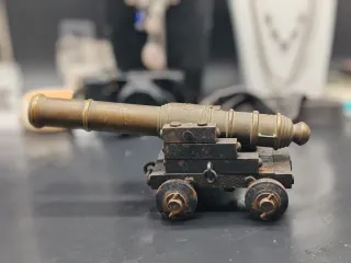 Modellino Cannone Navale Ottone Ghisa