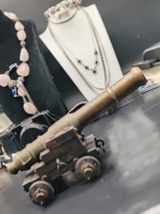 Modellino Cannone Navale Ottone Ghisa