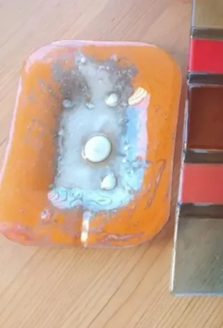 Decoración de vidrio multicolor