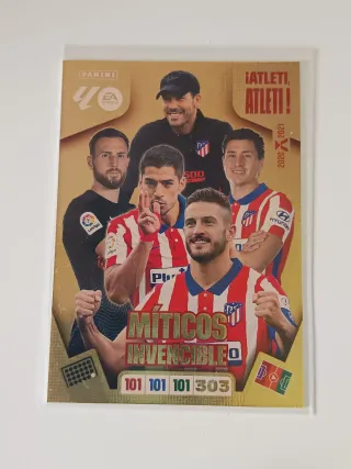 Cromo Panini Míticos Invencibles 2020-2021