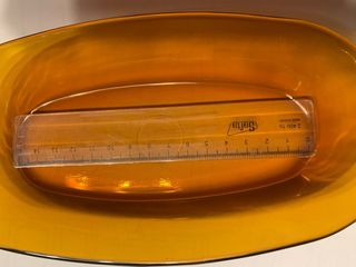 2 Bandejas Duralex Ámbar