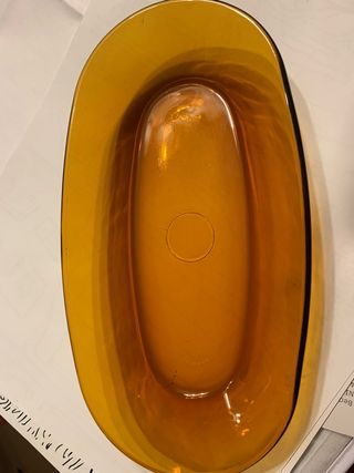 2 Bandejas Duralex Ámbar