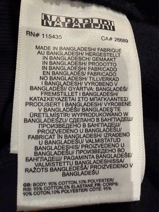 Felpa Napapijri uomo nera