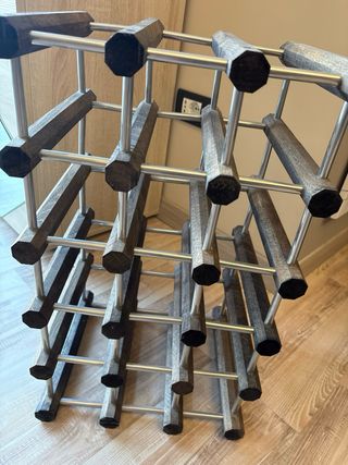 Cantinetta portabottiglie vintage industrial