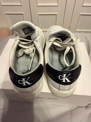Zapatillas Calvin Klein Jeans Blancas y Negras
