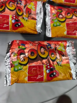 5 Sobres Gogós Magicbox Coca-Cola 1996