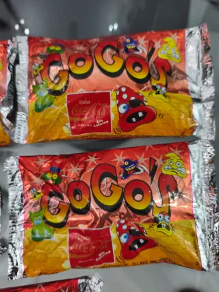 5 Sobres Gogós Magicbox Coca-Cola 1996