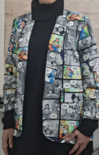 Americana Estampada Stitch Comic