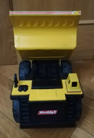 Camión volquete amarillo para jugar