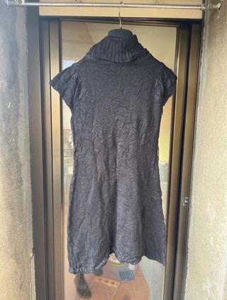 Vestido/Jersey Negro Talla S Stradivarius