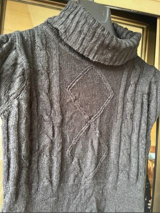 Vestido/Jersey Negro Talla S Stradivarius