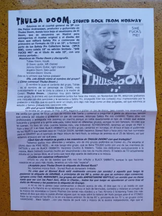 Thulsa Doom - She fucks me (vinilo)