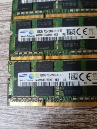 3x Módulos RAM Samsung 8GB DDR3