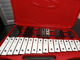 Xilófono rojo con baquetas A-Star Music