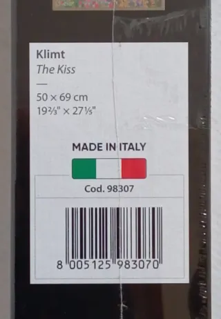 Puzzle 1000 piezas Clementoni El Beso